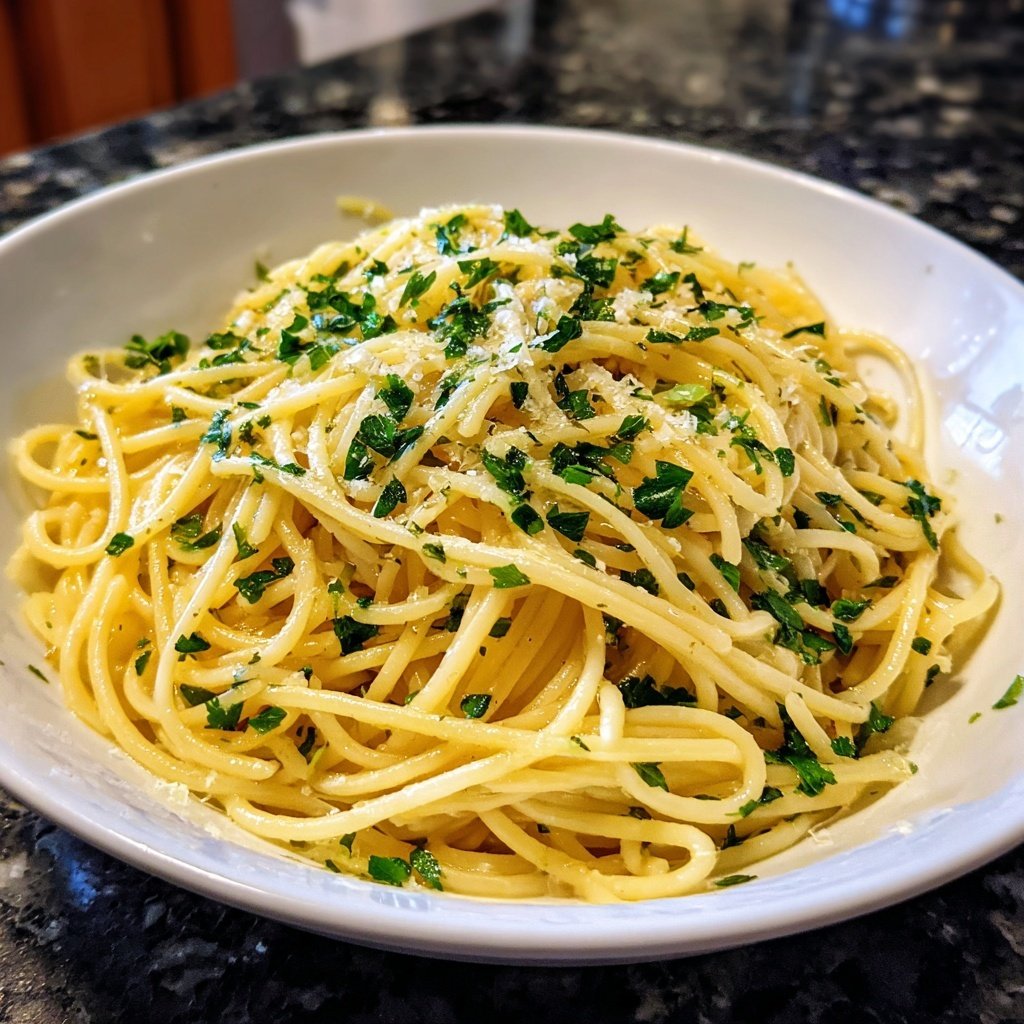 Quick & Easy 15-Minute Garlic Pasta