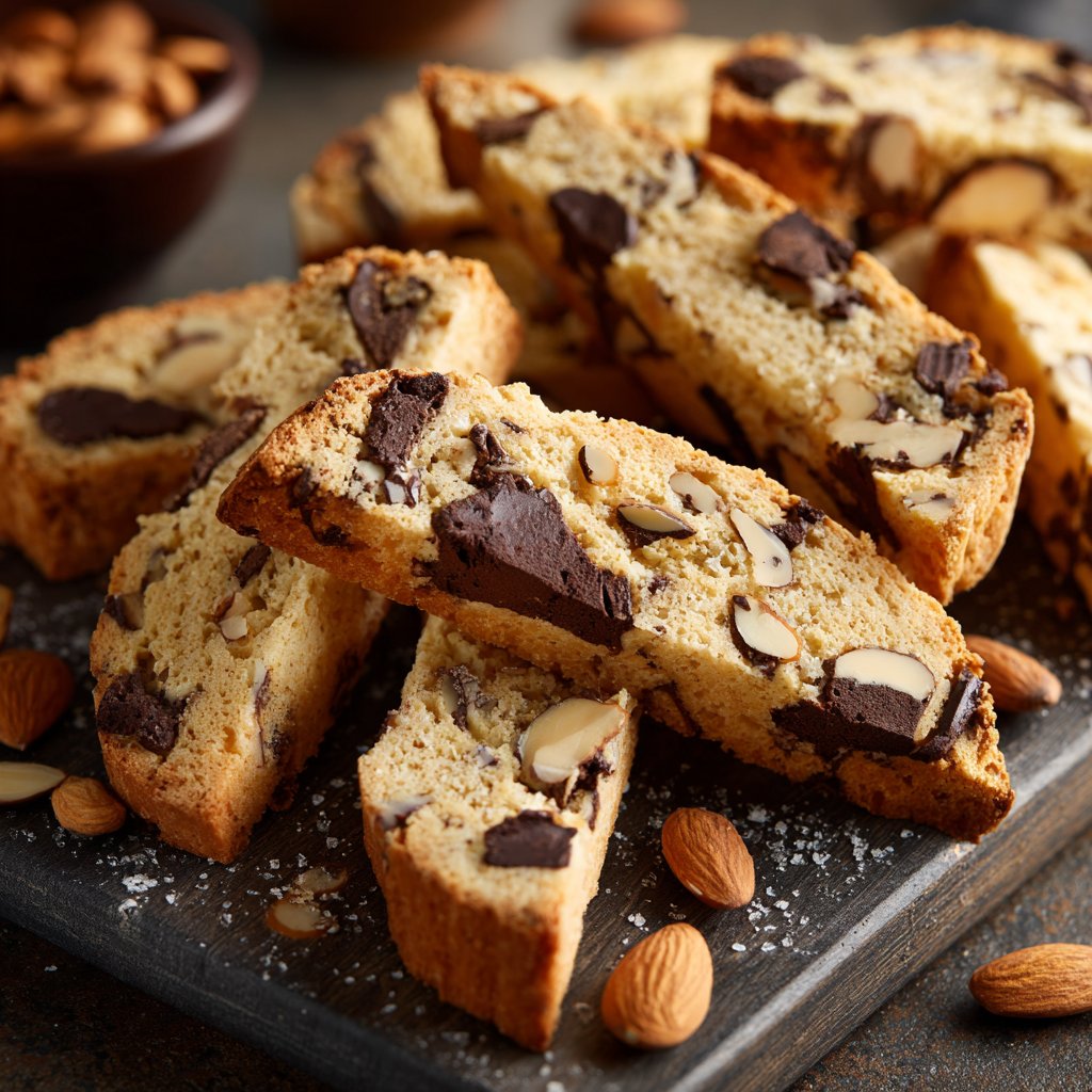 Chocolate Almond Biscotti