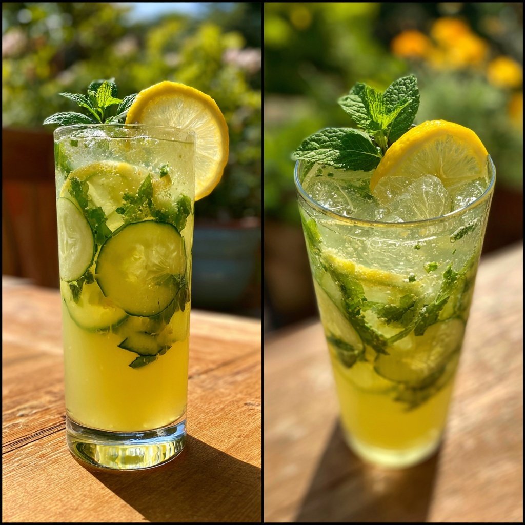 Spring Lemon Cucumber Refresher