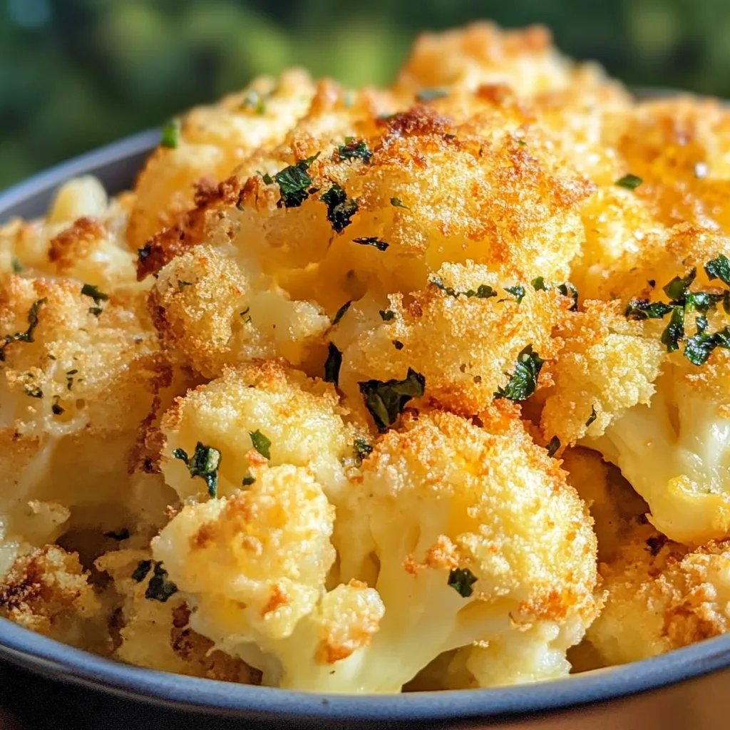 Crispy Cheddar Cauliflower