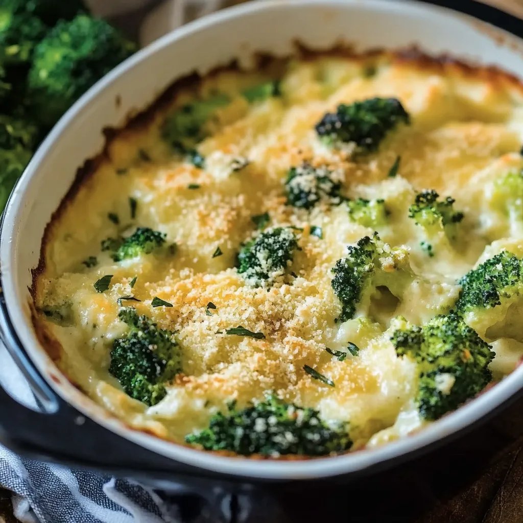 Skinny Broccoli Cheese Casserole