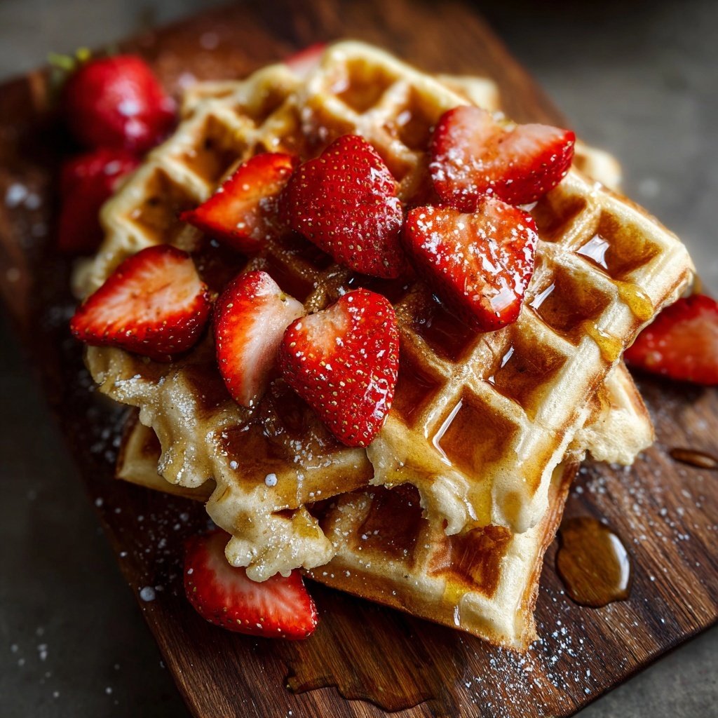 Greek Yogurt Waffles