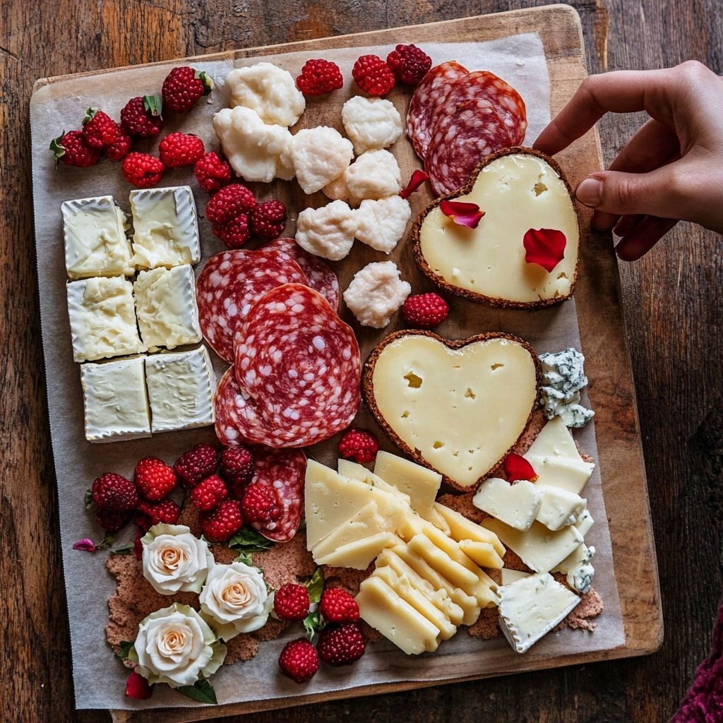 Valentines Day Charcuterie Board Easy