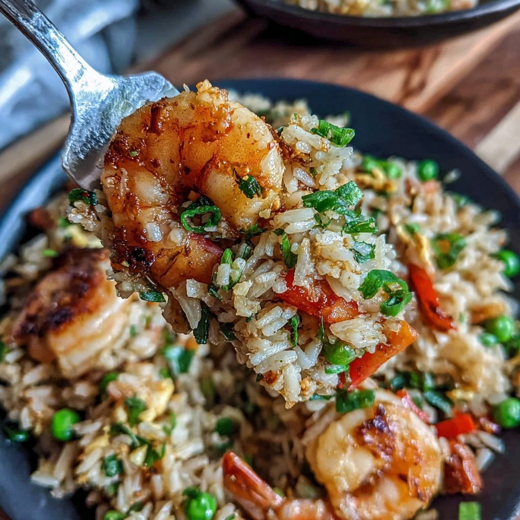 Easy Healthy Shrimp Fried Rice
