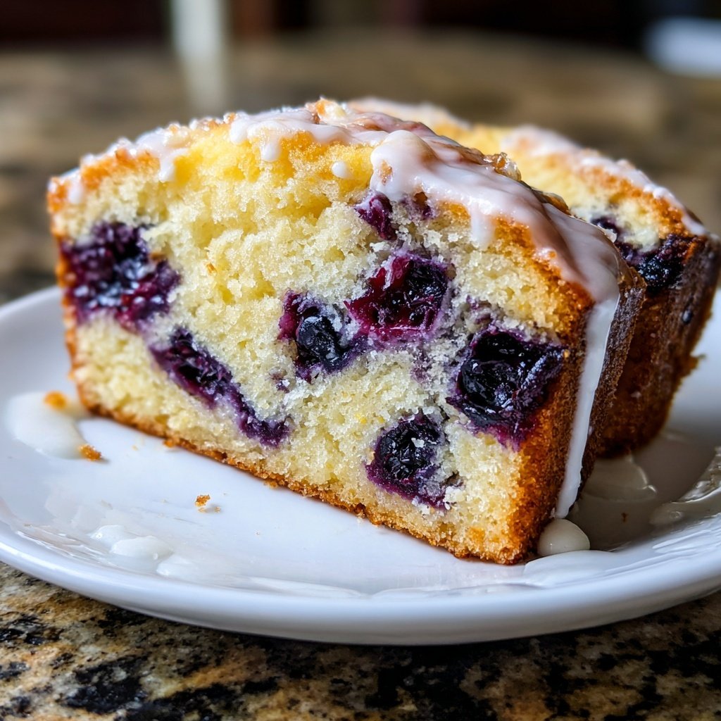 Baking & Desserts Lemon Blueberry Loaf Cake