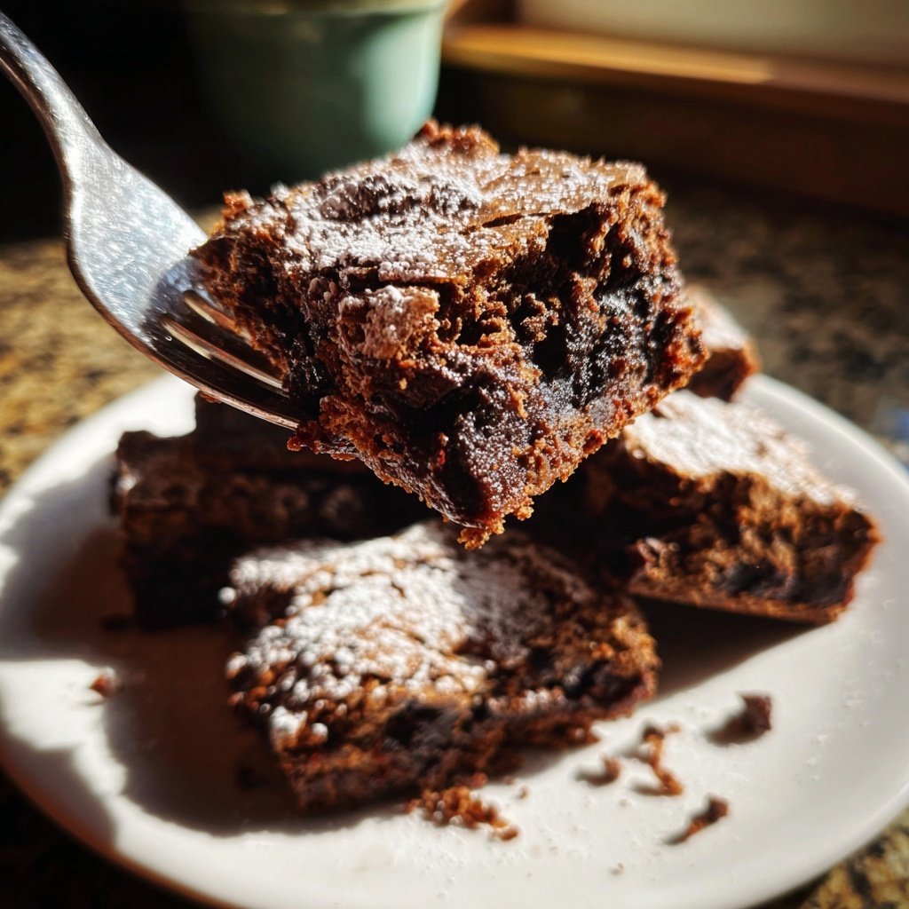 Cottage Cheese Brownies with Cocoa Nibs