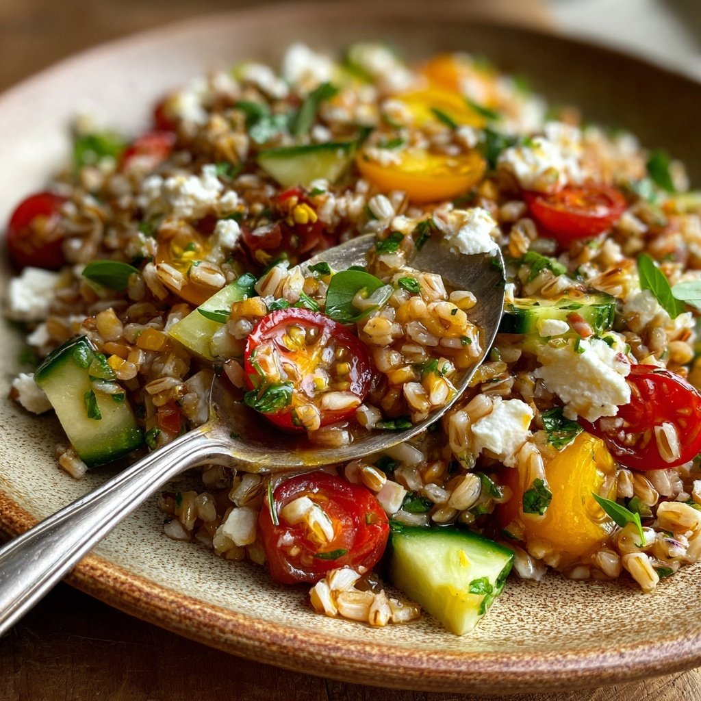 Mediterranean Farro Salad